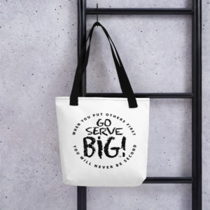 Tote Bag Your Home Sold Guaranteed Realty Go Serve Big Logo
